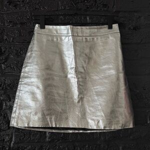 Zara metallic silver mini - size SX